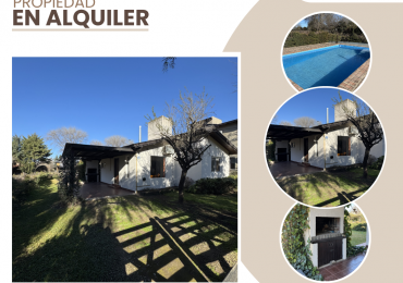 CASA EN ALQUILER PERMANENTE EN VILLA GENERAL BELGRANO - BARRIO 4 HORIZONTES